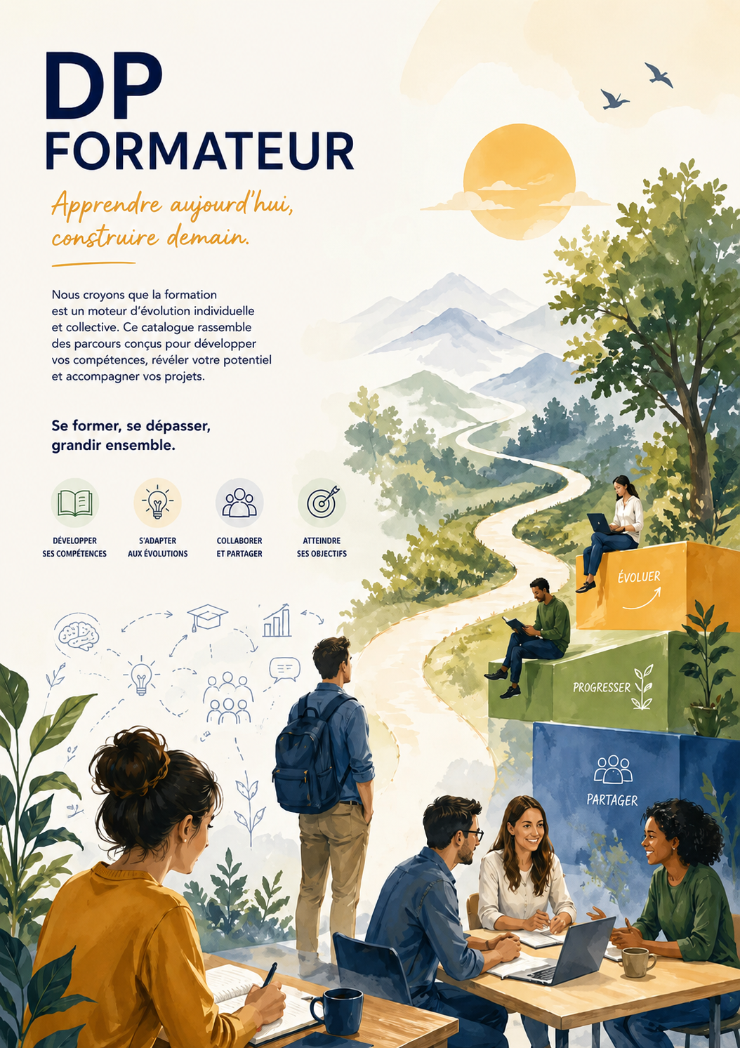 DP Formateur - Catalogue de formations WordPress, SEO, Office 365 et réseaux sociaux à Valenciennes.