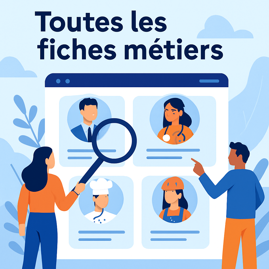 fiches métiers pour Toutes les fiches métiers